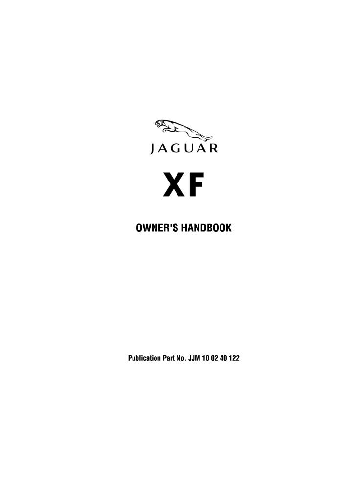 jaguar xf owners handbook.pdf (8 MB)